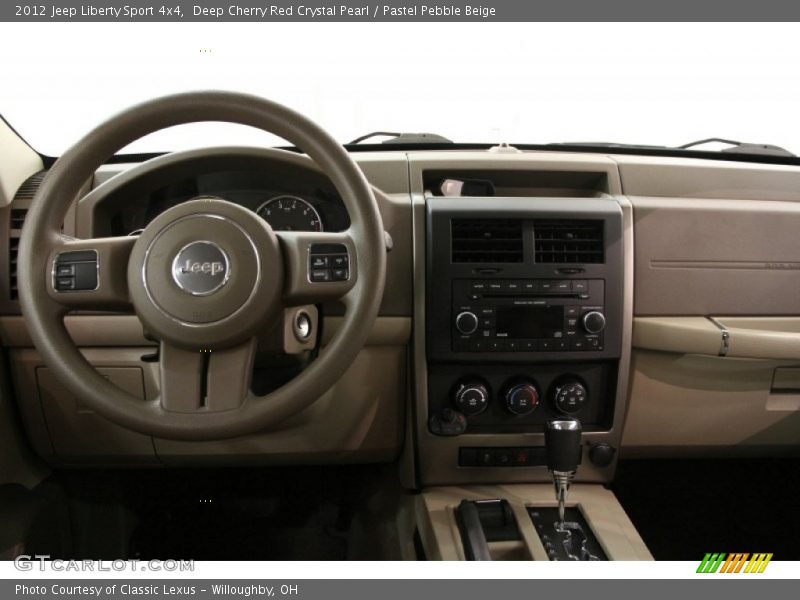 Deep Cherry Red Crystal Pearl / Pastel Pebble Beige 2012 Jeep Liberty Sport 4x4
