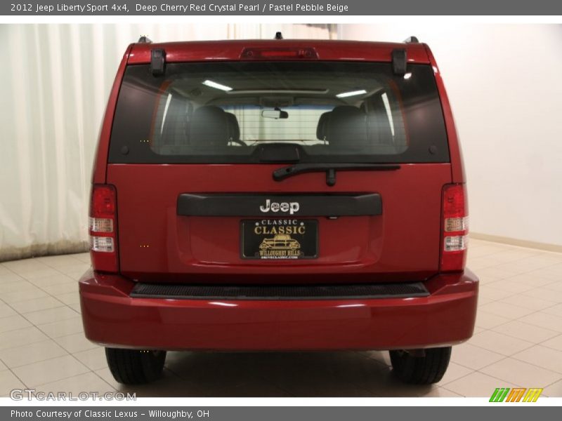 Deep Cherry Red Crystal Pearl / Pastel Pebble Beige 2012 Jeep Liberty Sport 4x4