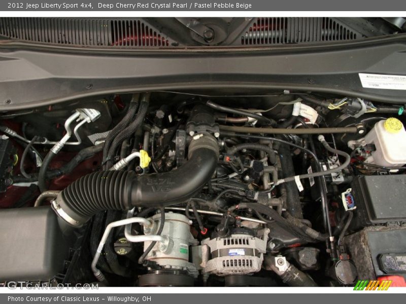 Deep Cherry Red Crystal Pearl / Pastel Pebble Beige 2012 Jeep Liberty Sport 4x4