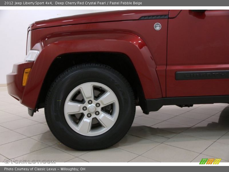 Deep Cherry Red Crystal Pearl / Pastel Pebble Beige 2012 Jeep Liberty Sport 4x4