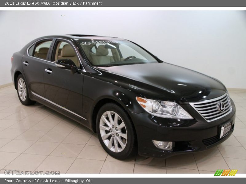 Obsidian Black / Parchment 2011 Lexus LS 460 AWD