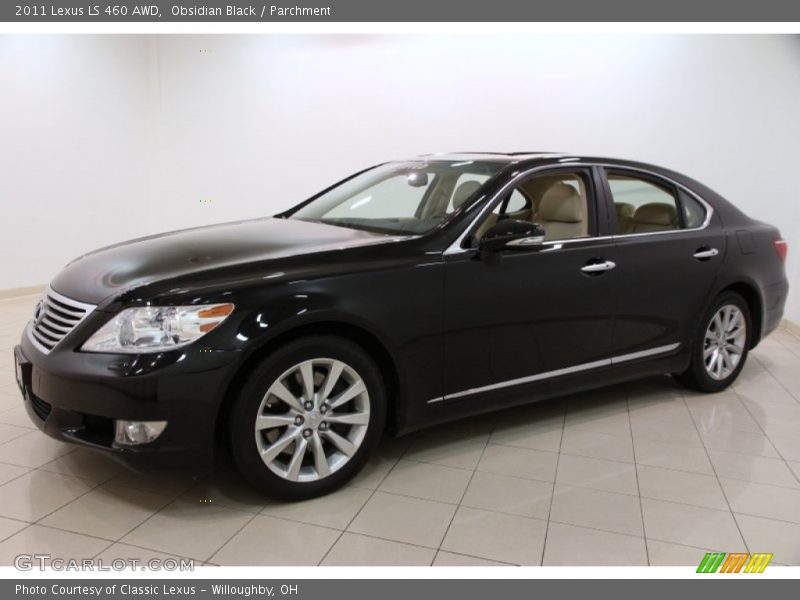 Obsidian Black / Parchment 2011 Lexus LS 460 AWD