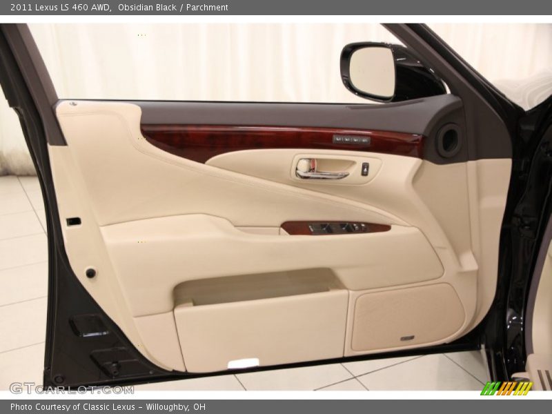Obsidian Black / Parchment 2011 Lexus LS 460 AWD