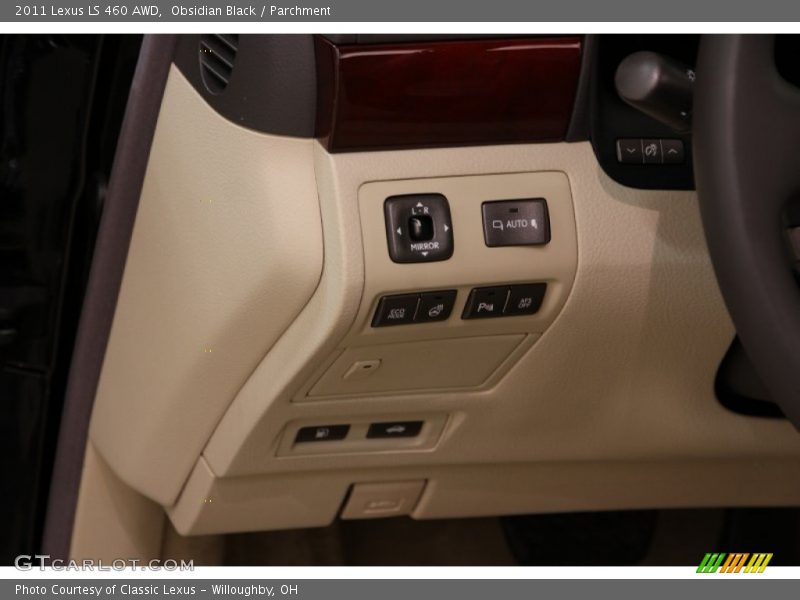 Obsidian Black / Parchment 2011 Lexus LS 460 AWD