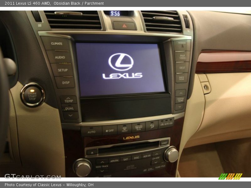 Obsidian Black / Parchment 2011 Lexus LS 460 AWD