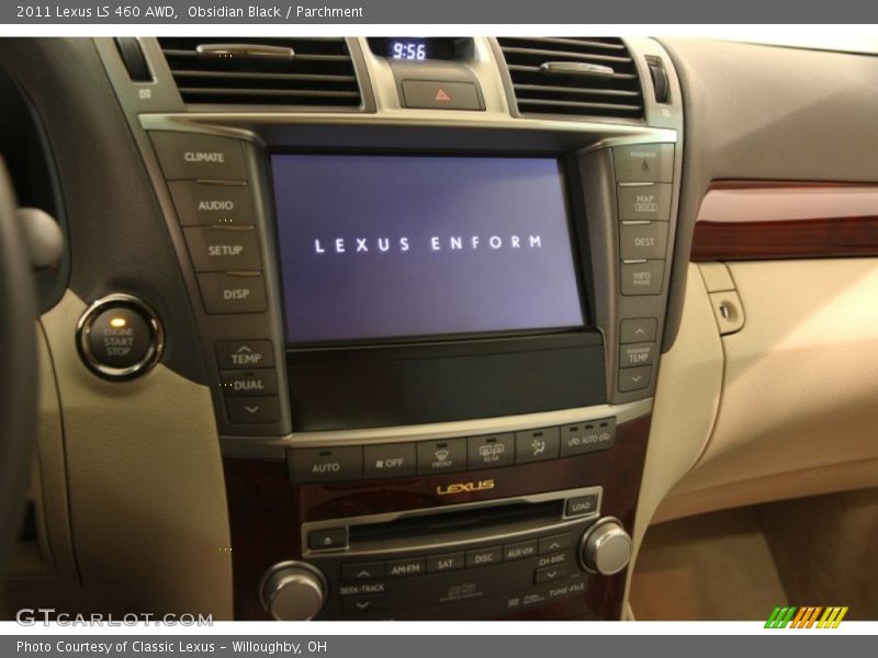 Obsidian Black / Parchment 2011 Lexus LS 460 AWD