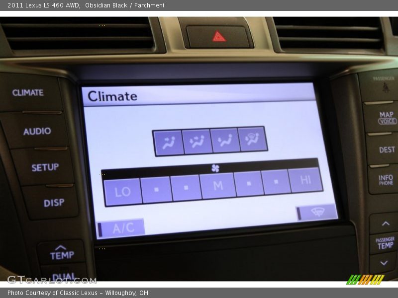 Obsidian Black / Parchment 2011 Lexus LS 460 AWD