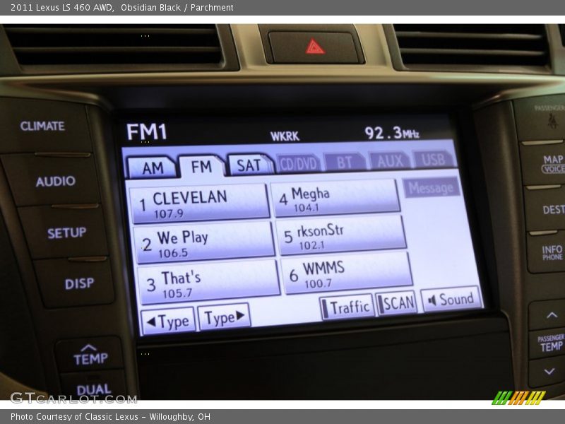 Obsidian Black / Parchment 2011 Lexus LS 460 AWD