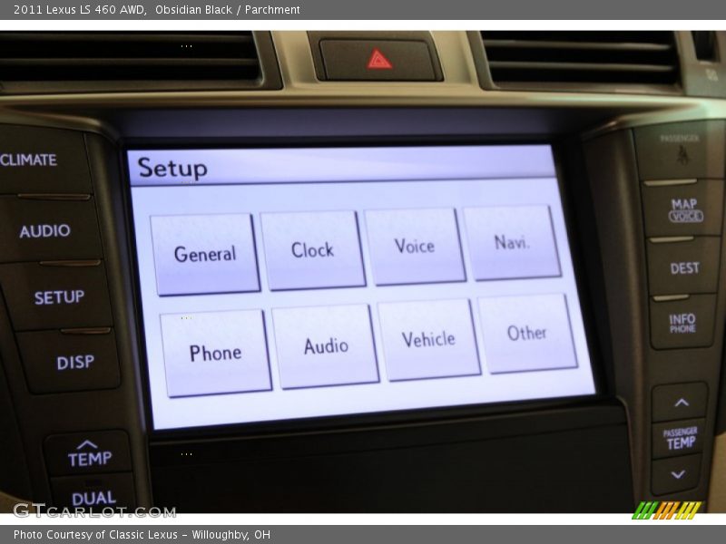 Obsidian Black / Parchment 2011 Lexus LS 460 AWD
