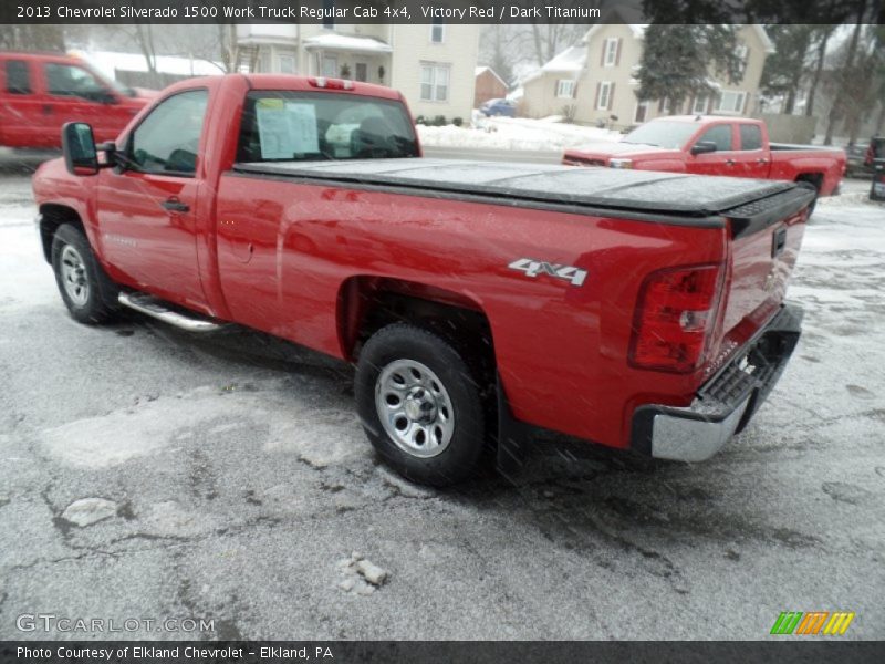 Victory Red / Dark Titanium 2013 Chevrolet Silverado 1500 Work Truck Regular Cab 4x4