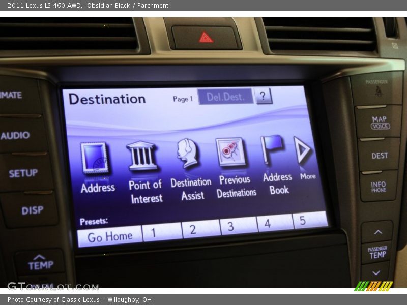 Obsidian Black / Parchment 2011 Lexus LS 460 AWD