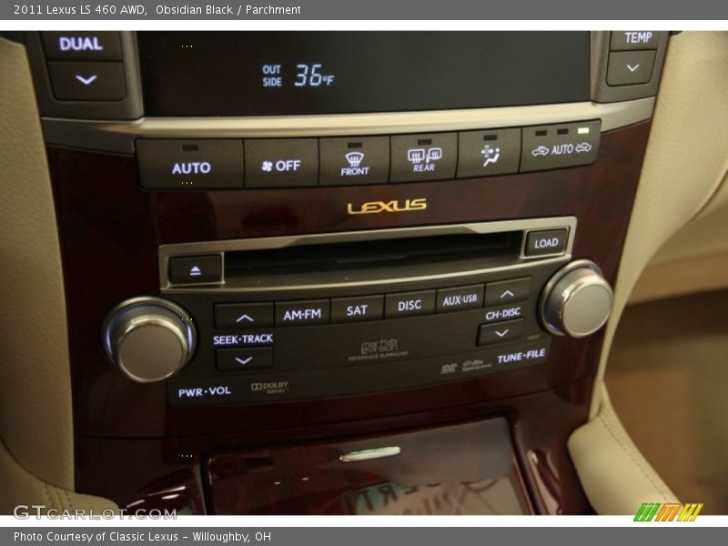 Obsidian Black / Parchment 2011 Lexus LS 460 AWD