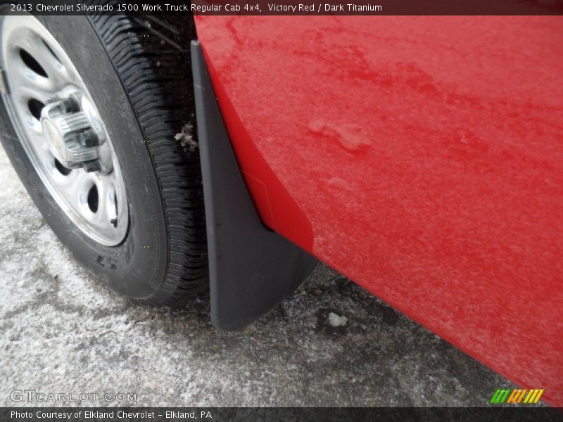 Victory Red / Dark Titanium 2013 Chevrolet Silverado 1500 Work Truck Regular Cab 4x4