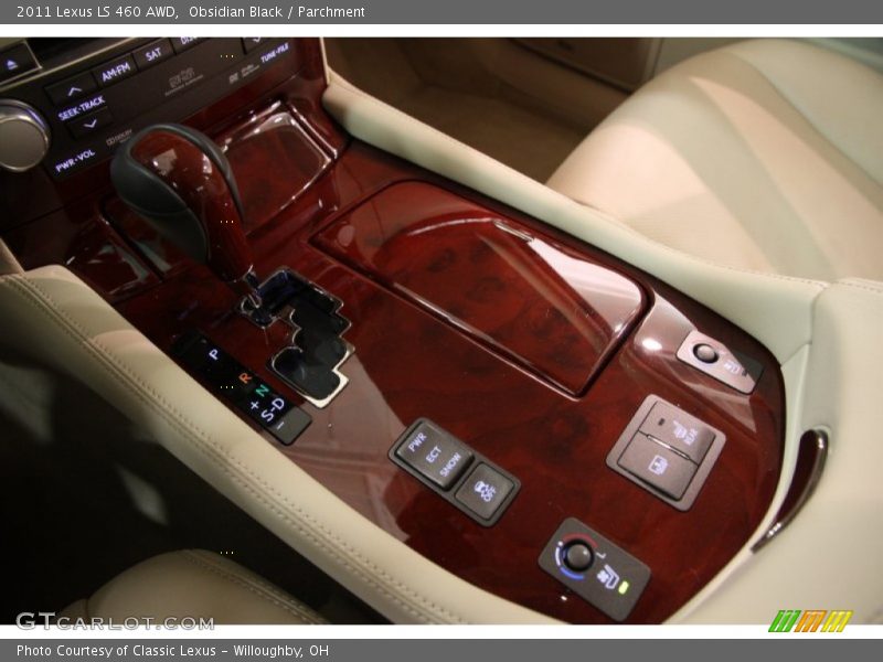 Obsidian Black / Parchment 2011 Lexus LS 460 AWD