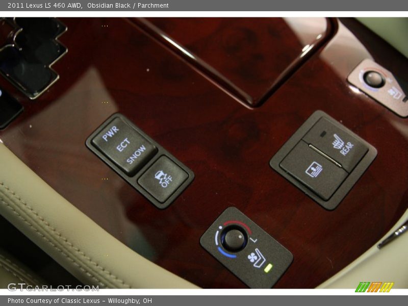 Obsidian Black / Parchment 2011 Lexus LS 460 AWD