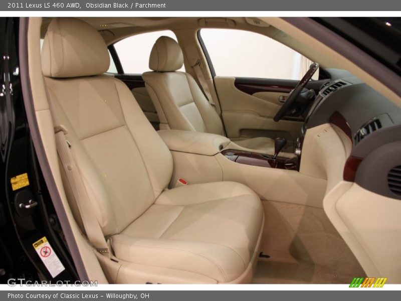 Obsidian Black / Parchment 2011 Lexus LS 460 AWD