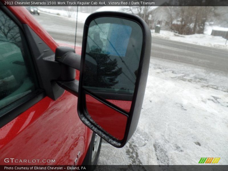 Victory Red / Dark Titanium 2013 Chevrolet Silverado 1500 Work Truck Regular Cab 4x4