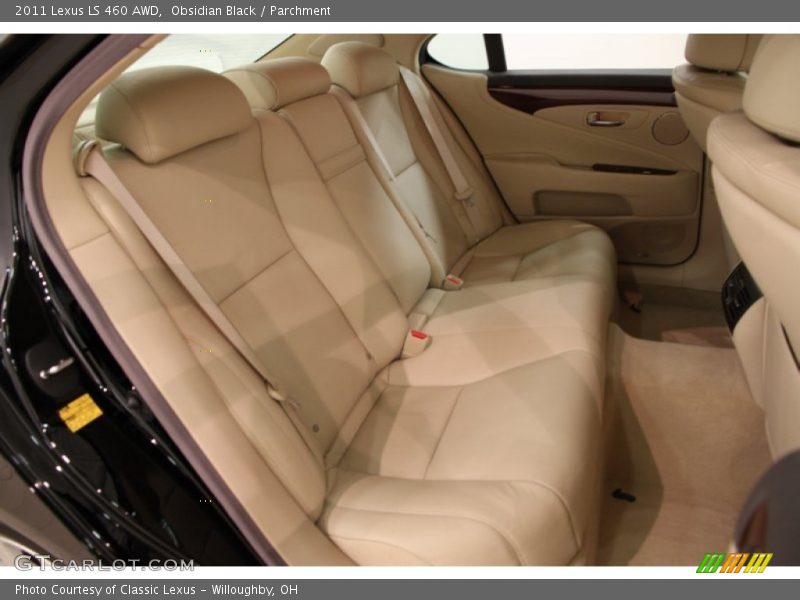 Obsidian Black / Parchment 2011 Lexus LS 460 AWD