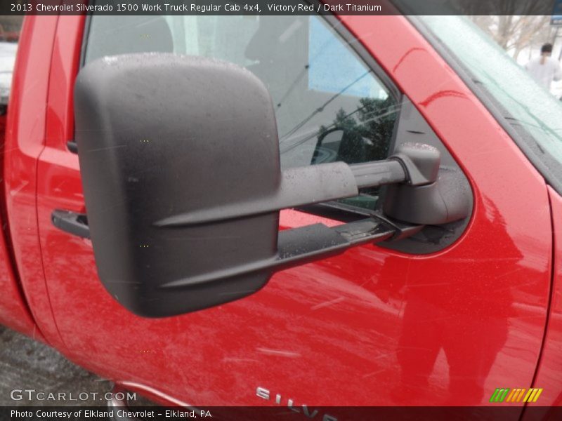 Victory Red / Dark Titanium 2013 Chevrolet Silverado 1500 Work Truck Regular Cab 4x4