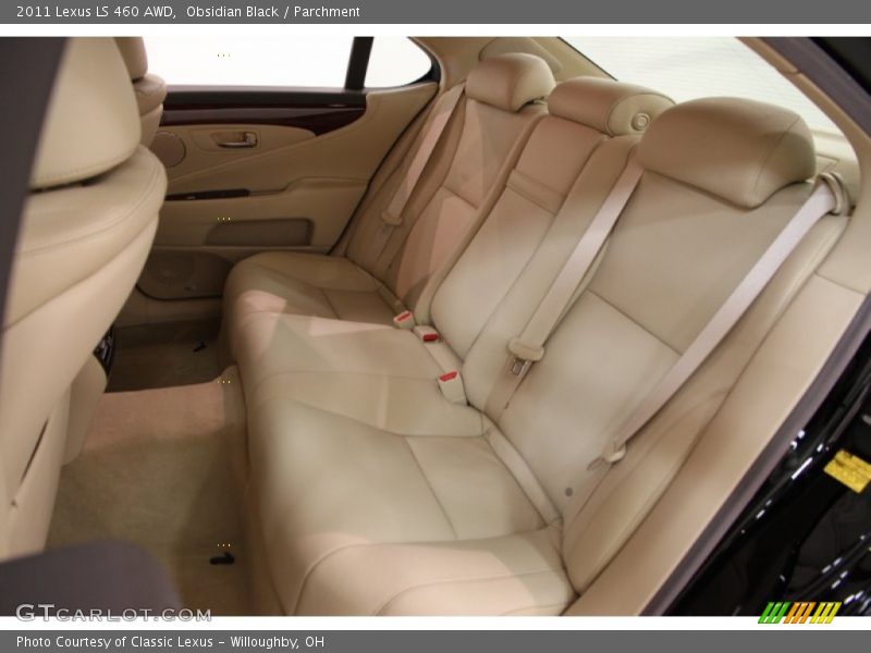 Obsidian Black / Parchment 2011 Lexus LS 460 AWD