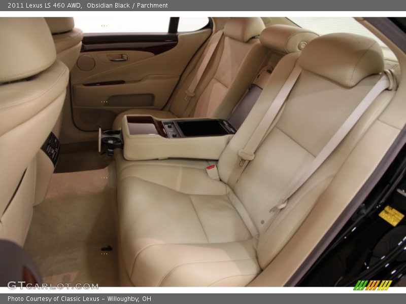 Obsidian Black / Parchment 2011 Lexus LS 460 AWD