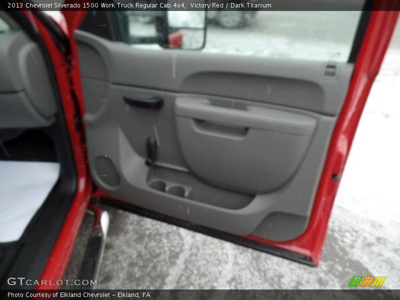 Victory Red / Dark Titanium 2013 Chevrolet Silverado 1500 Work Truck Regular Cab 4x4