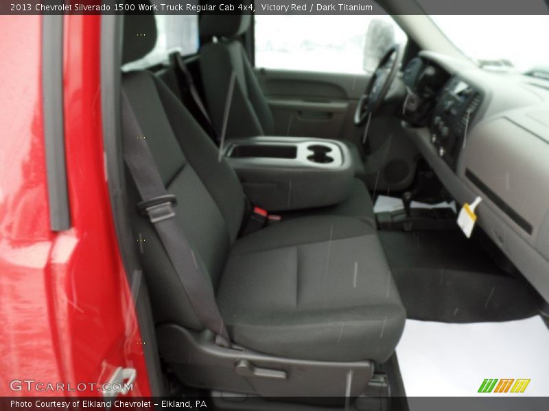 Victory Red / Dark Titanium 2013 Chevrolet Silverado 1500 Work Truck Regular Cab 4x4