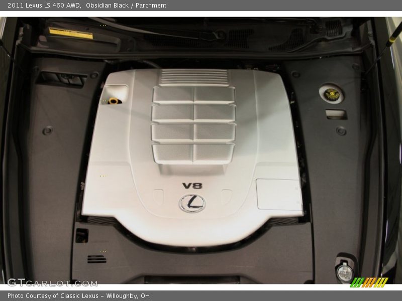 Obsidian Black / Parchment 2011 Lexus LS 460 AWD