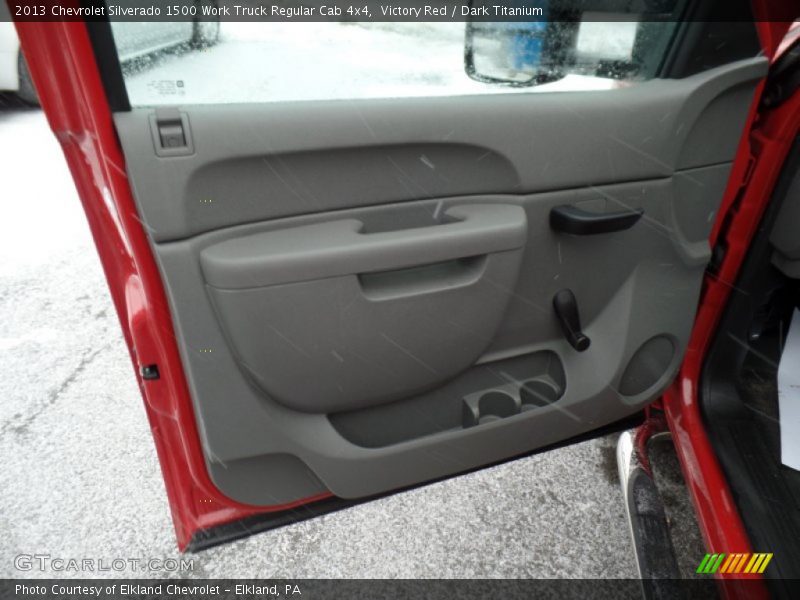 Victory Red / Dark Titanium 2013 Chevrolet Silverado 1500 Work Truck Regular Cab 4x4
