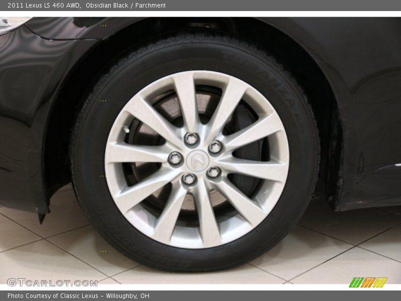 Obsidian Black / Parchment 2011 Lexus LS 460 AWD