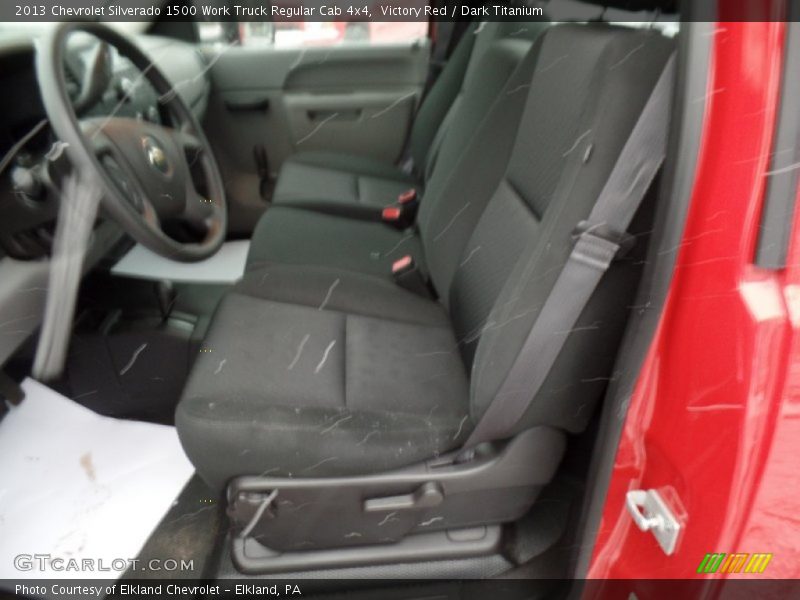 Victory Red / Dark Titanium 2013 Chevrolet Silverado 1500 Work Truck Regular Cab 4x4