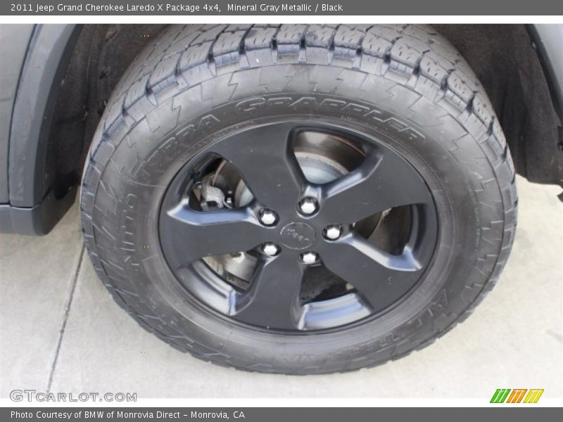 Mineral Gray Metallic / Black 2011 Jeep Grand Cherokee Laredo X Package 4x4