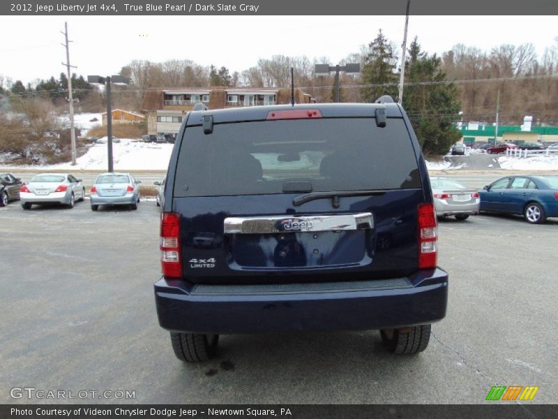 True Blue Pearl / Dark Slate Gray 2012 Jeep Liberty Jet 4x4