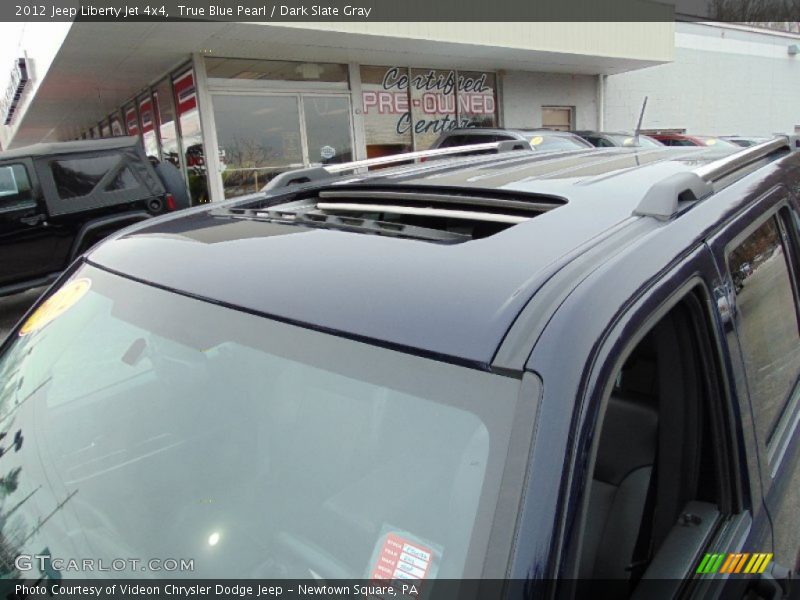 True Blue Pearl / Dark Slate Gray 2012 Jeep Liberty Jet 4x4