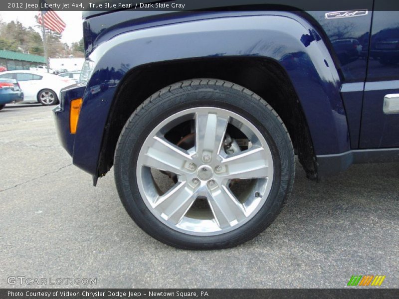 True Blue Pearl / Dark Slate Gray 2012 Jeep Liberty Jet 4x4