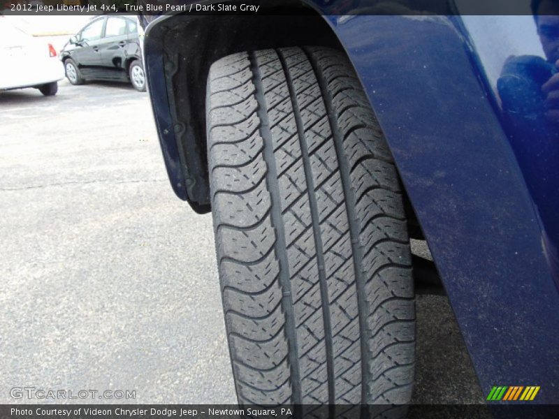 True Blue Pearl / Dark Slate Gray 2012 Jeep Liberty Jet 4x4