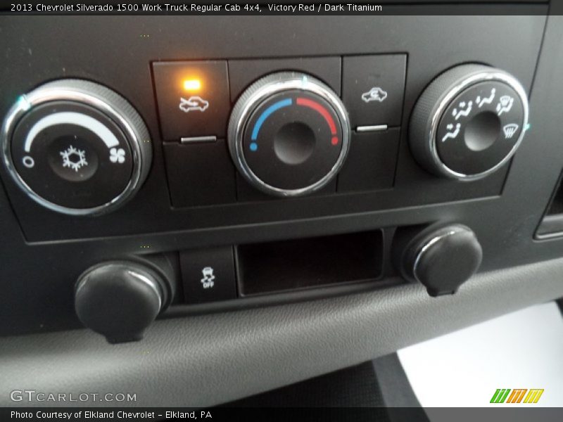 Victory Red / Dark Titanium 2013 Chevrolet Silverado 1500 Work Truck Regular Cab 4x4