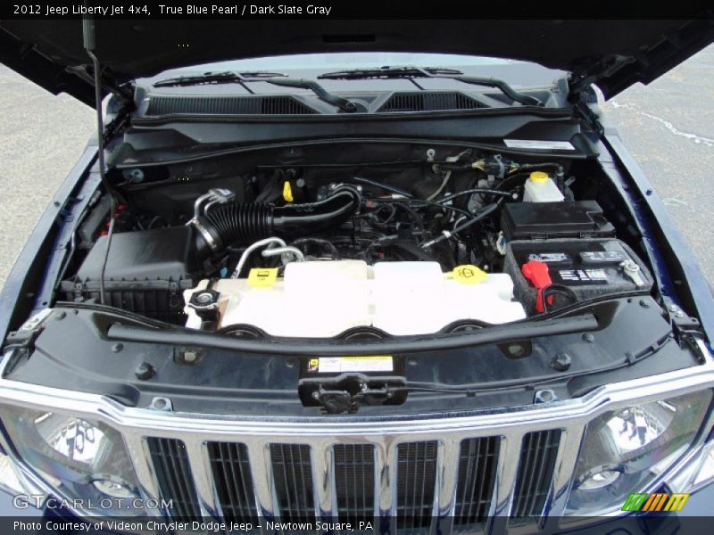 True Blue Pearl / Dark Slate Gray 2012 Jeep Liberty Jet 4x4