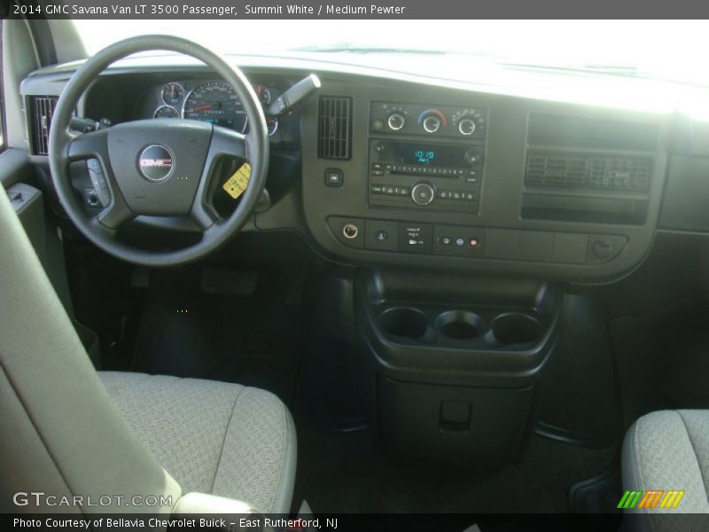 Summit White / Medium Pewter 2014 GMC Savana Van LT 3500 Passenger