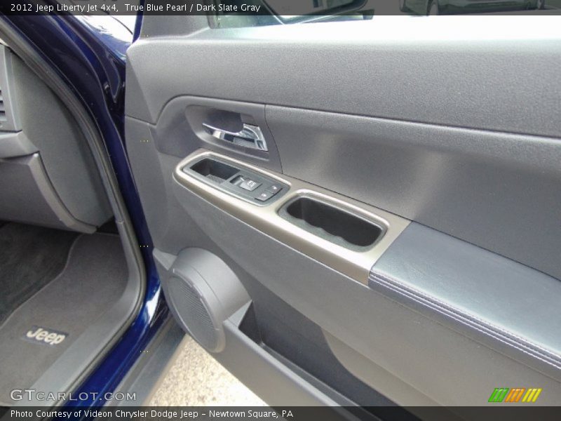 True Blue Pearl / Dark Slate Gray 2012 Jeep Liberty Jet 4x4