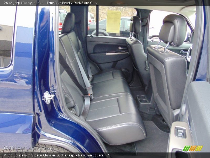 True Blue Pearl / Dark Slate Gray 2012 Jeep Liberty Jet 4x4