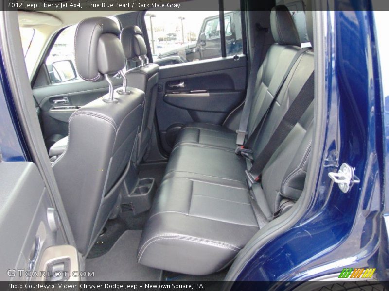 True Blue Pearl / Dark Slate Gray 2012 Jeep Liberty Jet 4x4