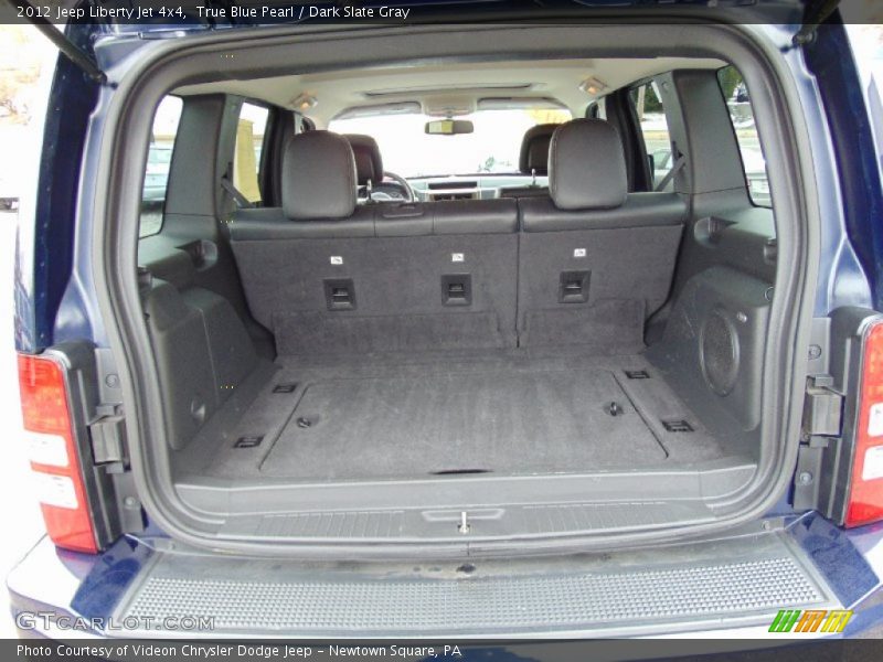 True Blue Pearl / Dark Slate Gray 2012 Jeep Liberty Jet 4x4