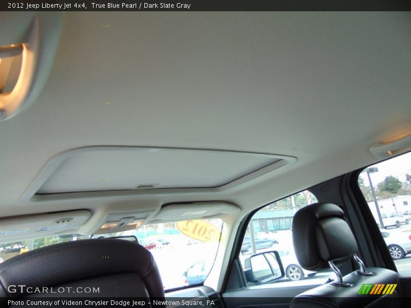 True Blue Pearl / Dark Slate Gray 2012 Jeep Liberty Jet 4x4