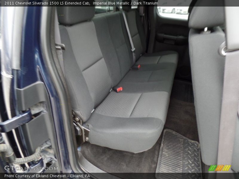 Imperial Blue Metallic / Dark Titanium 2011 Chevrolet Silverado 1500 LS Extended Cab