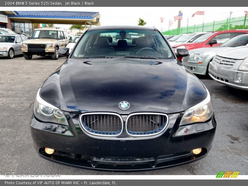 Jet Black / Black 2004 BMW 5 Series 525i Sedan