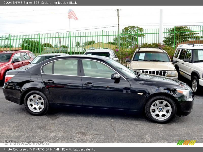 Jet Black / Black 2004 BMW 5 Series 525i Sedan