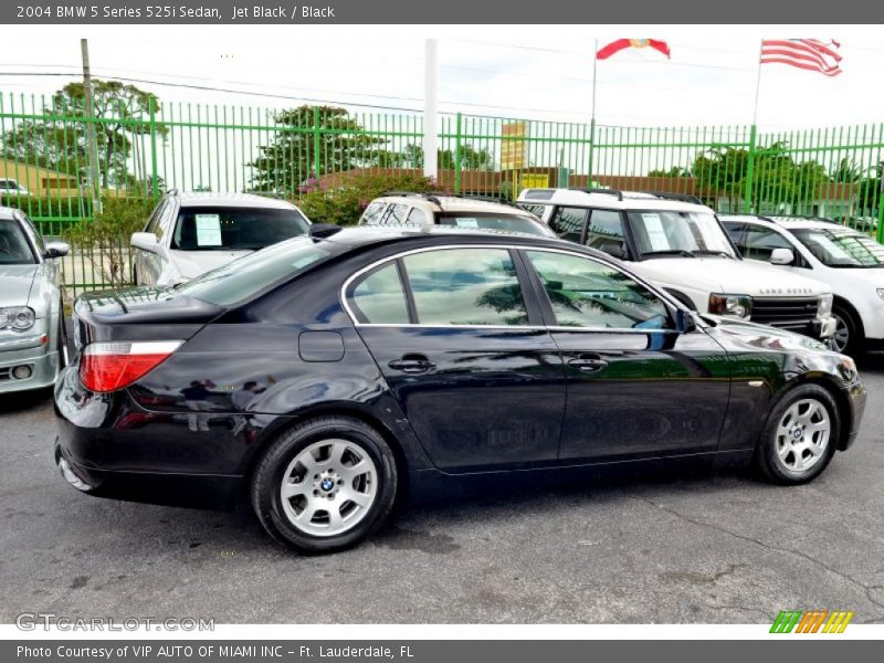 Jet Black / Black 2004 BMW 5 Series 525i Sedan