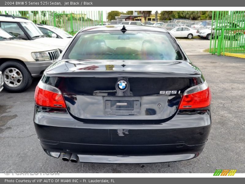 Jet Black / Black 2004 BMW 5 Series 525i Sedan