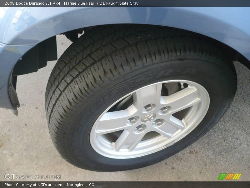Marine Blue Pearl / Dark/Light Slate Gray 2008 Dodge Durango SLT 4x4